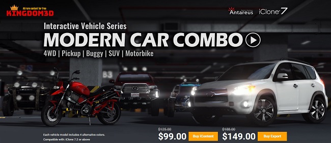 Interactive Vehicule Series_ Moderne Car Combo