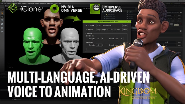 Omniverse Audio2Face Plug-in (Beta)