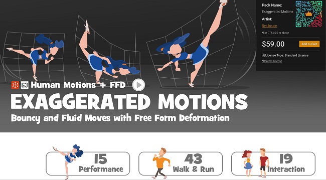 Exaggerated Motions