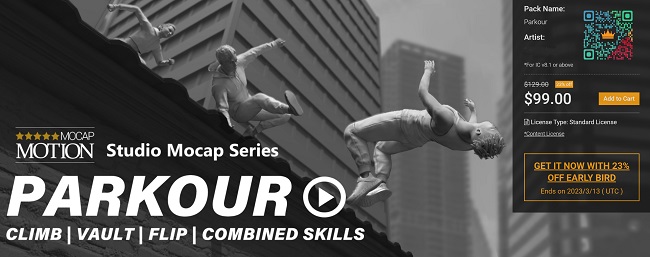 Studio Mocap-Parkour