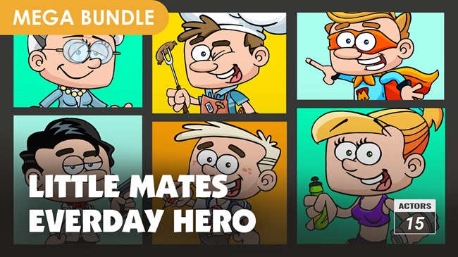  (MEGA BUNDLE) Little Mates # Everday Hero