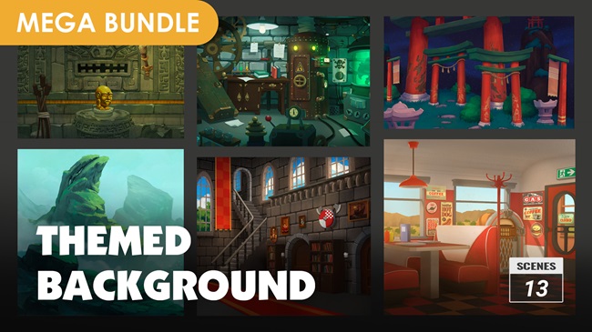 (MEGA BUNDLE) Themed Background