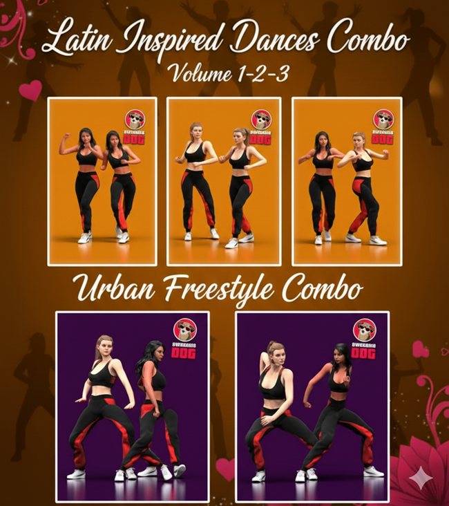 Urban Freestyle & Latin Inspired Dances Full Combo (Value $320)