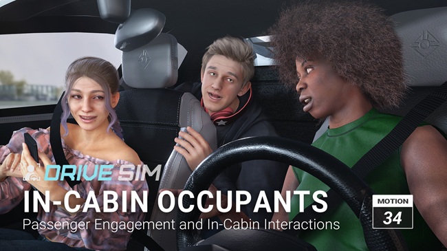 Drive SIM: In-Cabin &mdash; Occupants