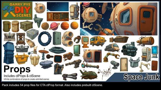 DIY2 Scene - Space Junk