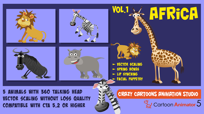 African Animals Volume 1