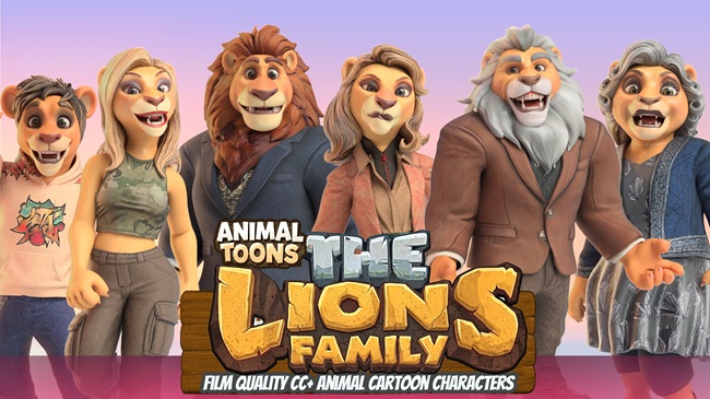 Animal Toons - The Lions Family