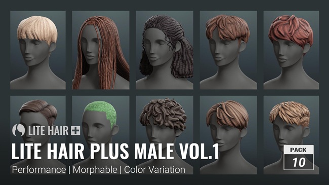 Lite Hair Plus Male Vol.1