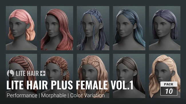 Lite Hair Plus Female Vol.1