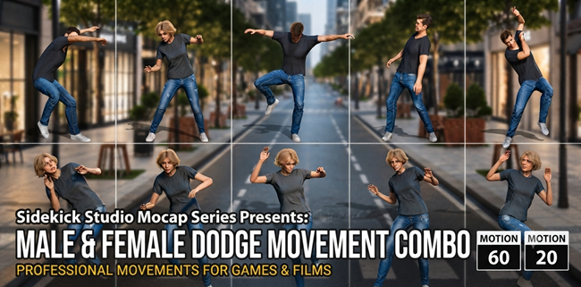 Male & Female Doddge  Movement Combo